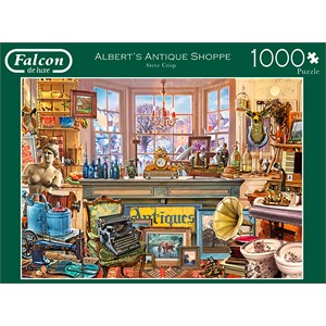 Falcon (11188) - Steve Crisp: "Albert’s Antique Shoppe" - 1000 pieces puzzle