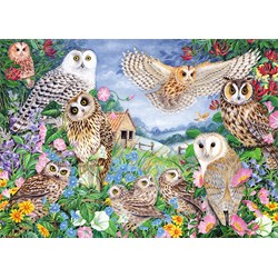 Falcon (11286) - Claire Comerford: "Owls in the Wood" - 1000 pieces puzzle