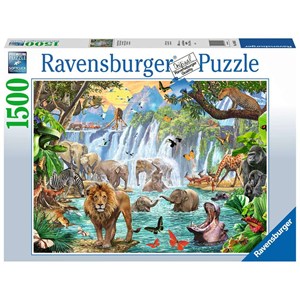 Ravensburger (16461) - "Waterfall Safari" - 1500 pieces puzzle