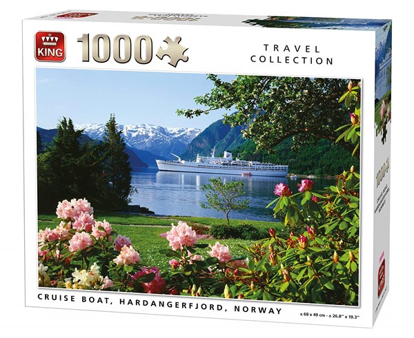 King International (05715) - "Cruise Boat, Hardangerfjord, Norway" - 1000 pieces puzzle