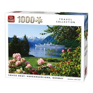King International (05715) - "Cruise Boat, Hardangerfjord, Norway" - 1000 pieces puzzle
