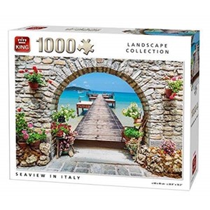 King International (05710) - "Seaview in Italy" - 1000 pieces puzzle