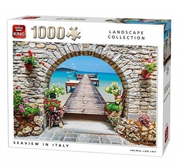 King International (05710) - "Seaview in Italy" - 1000 pieces puzzle