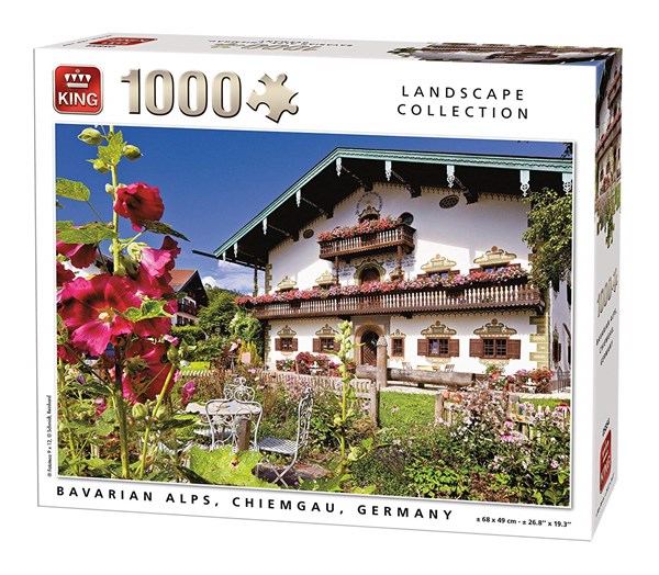 King International (55854) - "Bavarian Alps Chiemgau" - 1000 pieces puzzle
