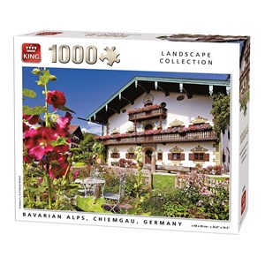 King International (55854) - "Bavarian Alps Chiemgau" - 1000 pieces puzzle