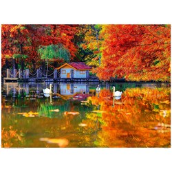 King International (55882) - "Little House at The Lake" - 1000 pieces puzzle
