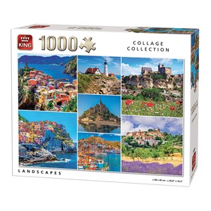King International (55880) - "Landscapes" - 1000 pieces puzzle