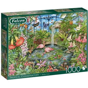 Falcon (11295) - Debbie Cook: "Tropical Conservatory" - 1000 pieces puzzle
