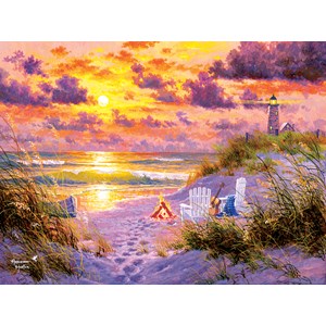 SunsOut (69681) - Abraham Hunter: "Golden Tide" - 1000 pieces puzzle