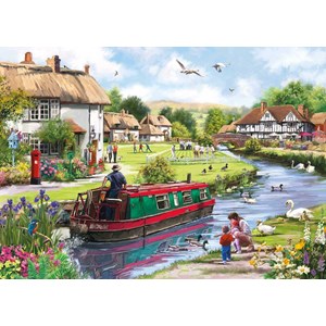 Gibsons (G6288) - Richard Macneil: "Swanning Along" - 1000 pieces puzzle