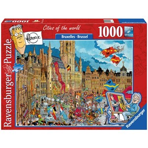 Ravensburger (19895) - "Brussel" - 1000 pieces puzzle