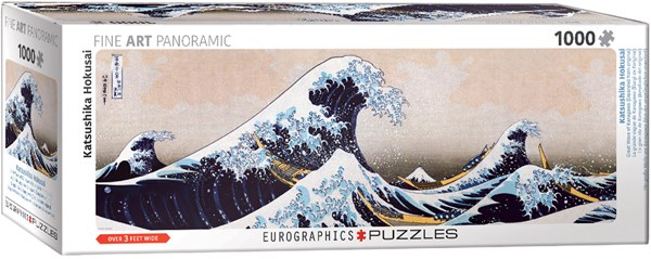 Eurographics (6010-5487) - Hokusai: "Great Wave of Kanagawa" - 1000 pieces puzzle