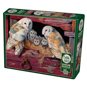 Cobble Hill (80052) - "Barn Owls" - 1000 pieces puzzle