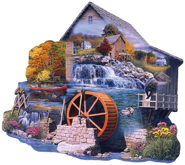 SunsOut (95065) - Russell Cobane: "The Old Mill Stream" - 1000 pieces puzzle