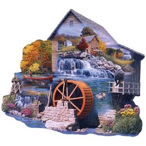 SunsOut (95065) - Russell Cobane: "The Old Mill Stream" - 1000 pieces puzzle