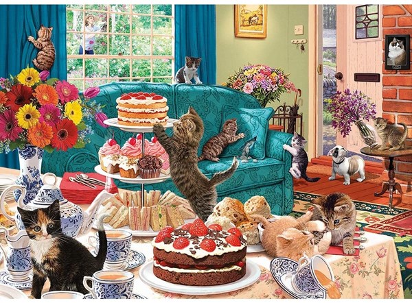 Gibsons (G6219) - "Feline Frenzy" - 1000 pieces puzzle