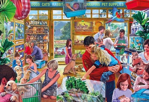 Gibsons (G6291) - Steve Crisp: "Furry Friends" - 1000 pieces puzzle