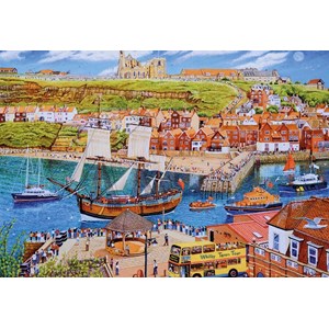 Gibsons (G6286) - Roger Neil Turner: "Endeavour Whitby" - 1000 pieces puzzle