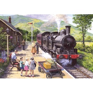 Gibsons (G6272) - Stephen Warnes: "All Aboard to Keswick" - 1000 pieces puzzle