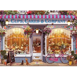 Eurographics (6000-5520) - "Cups, Cakes & Company" - 1000 pieces puzzle