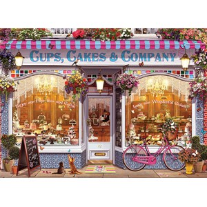 Eurographics (6000-5520) - "Cups, Cakes & Company" - 1000 pieces puzzle