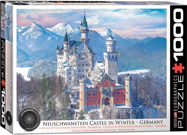 Eurographics (6000-5419) - "Neuschwanstein Castle in Winter" - 1000 pieces puzzle