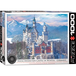 Eurographics (6000-5419) - "Neuschwanstein Castle in Winter" - 1000 pieces puzzle