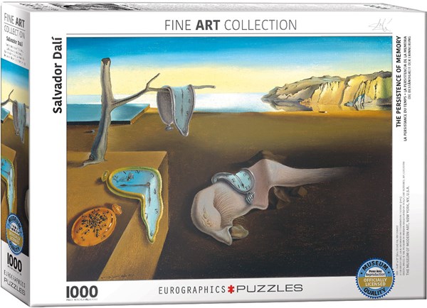 Eurographics (6000-0845) - Salvador Dali: "The Persistence of Memory" - 1000 pieces puzzle