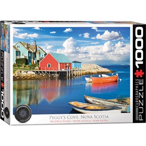 Eurographics (6000-5438) - "Peggy’s Cove, Nova Scotia" - 1000 pieces puzzle