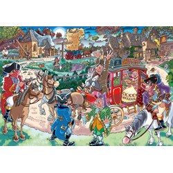 Jumbo (19180) - "Destiny 21, Highway Hold-up" - 1000 pieces puzzle