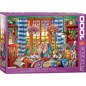 Eurographics (6000-5348) - "Patchwork Craft Room" - 1000 pieces puzzle