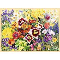 Ravensburger (14658) - "The Cottage Garden No 1, Spring" - 500 pieces puzzle