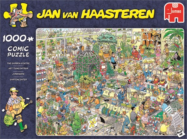 Jumbo (19066) - Jan van Haasteren: "The Garden Center" - 1000 pieces puzzle