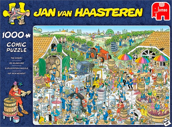Jumbo (19095) - Jan van Haasteren: "The Winery" - 1000 pieces puzzle