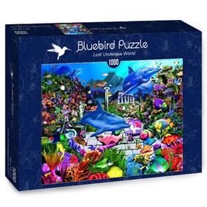 Bluebird Puzzle (70145) - "Lost Undersea World" - 1000 pieces puzzle