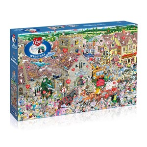Gibsons (G7095) - Mike Jupp: "I Love Weddings" - 1000 pieces puzzle