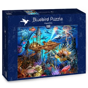 Bluebird Puzzle (70121) - "Aqua City" - 1000 pieces puzzle