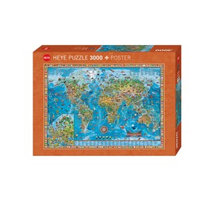 Heye (29386) - Rajko Zigic: "Amazing World" - 3000 pieces puzzle