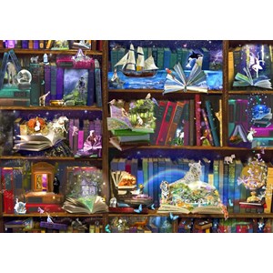 Bluebird Puzzle (70199) - "Library Adventures in Reading" - 3000 pieces puzzle