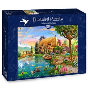 Bluebird Puzzle (70167) - Adrian Chesterman: "Lakeside Cottage" - 1000 pieces puzzle