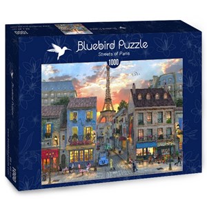 Bluebird Puzzle (70111) - Dominic Davison: "Streets of Paris" - 1000 pieces puzzle