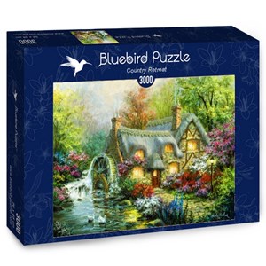 Bluebird Puzzle (70063) - Nicky Boehme: "Country Retreat" - 3000 pieces puzzle