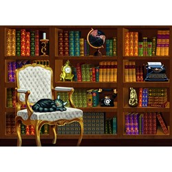 Bluebird Puzzle (70225) - "The Vintage Library" - 1000 pieces puzzle