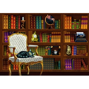 Bluebird Puzzle (70225) - "The Vintage Library" - 1000 pieces puzzle