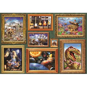Bluebird Puzzle (70233) - Adrian Chesterman: "Boy's 8 Gallery" - 1000 pieces puzzle