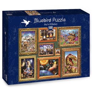 Bluebird Puzzle (70233) - Adrian Chesterman: "Boy's 8 Gallery" - 1000 pieces puzzle