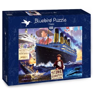 Bluebird Puzzle (70231) - Steve Crisp: "Titanic" - 1000 pieces puzzle