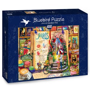Bluebird Puzzle (70262) - Aimee Stewart: "Life is an Open Book Paris" - 4000 pieces puzzle