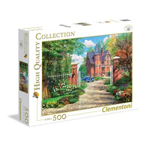 Clementoni (35010) - Dominic Davison: "The Red Brick Cottage" - 500 pieces puzzle