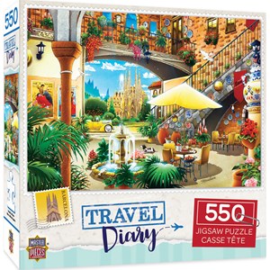 MasterPieces (31975) - "Barcelona" - 550 pieces puzzle